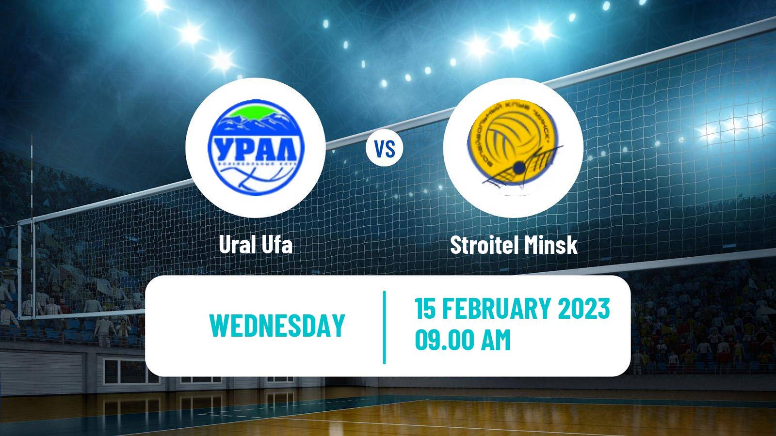 Volleyball Russian Super League Volleyball Ural Ufa - Stroitel Minsk