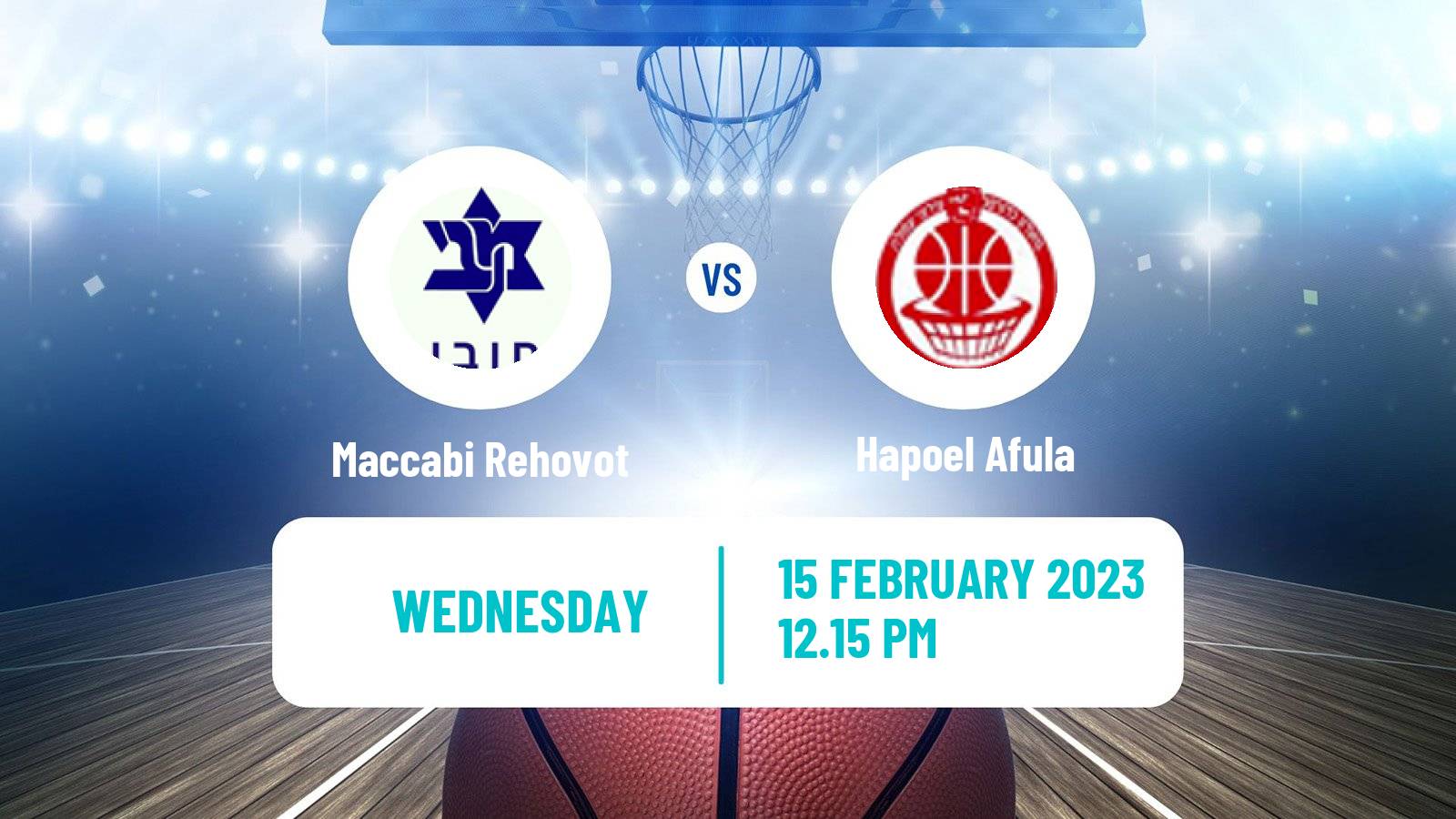 Basketball Israeli Liga Leumit Basketball Maccabi Rehovot - Hapoel Afula