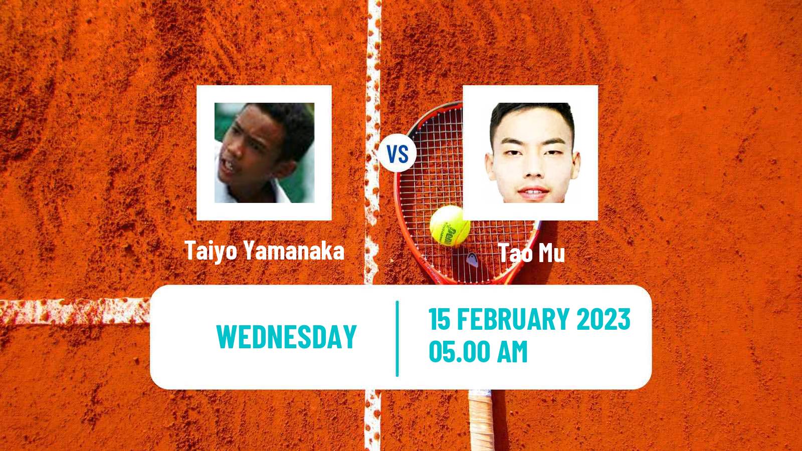 Tennis ITF Tournaments Taiyo Yamanaka - Tao Mu