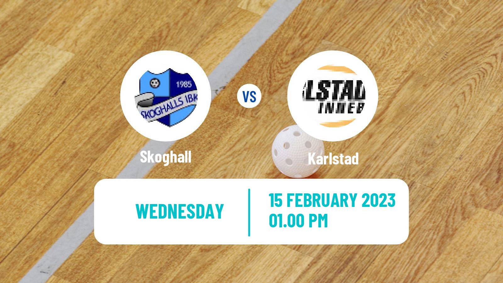 Floorball Swedish Allsvenskan Södra Floorball Skoghall - Karlstad