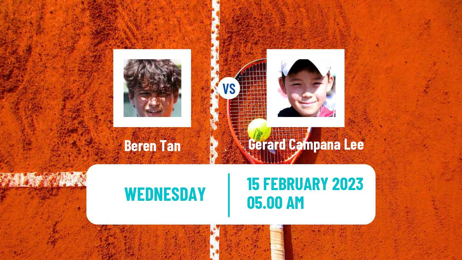 Tennis ITF Tournaments Beren Tan - Gerard Campana Lee
