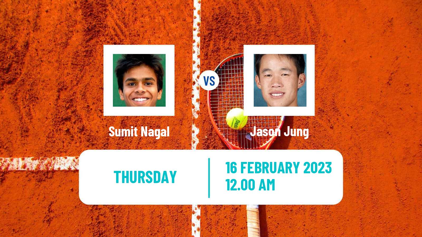 Tennis ATP Challenger Sumit Nagal - Jason Jung