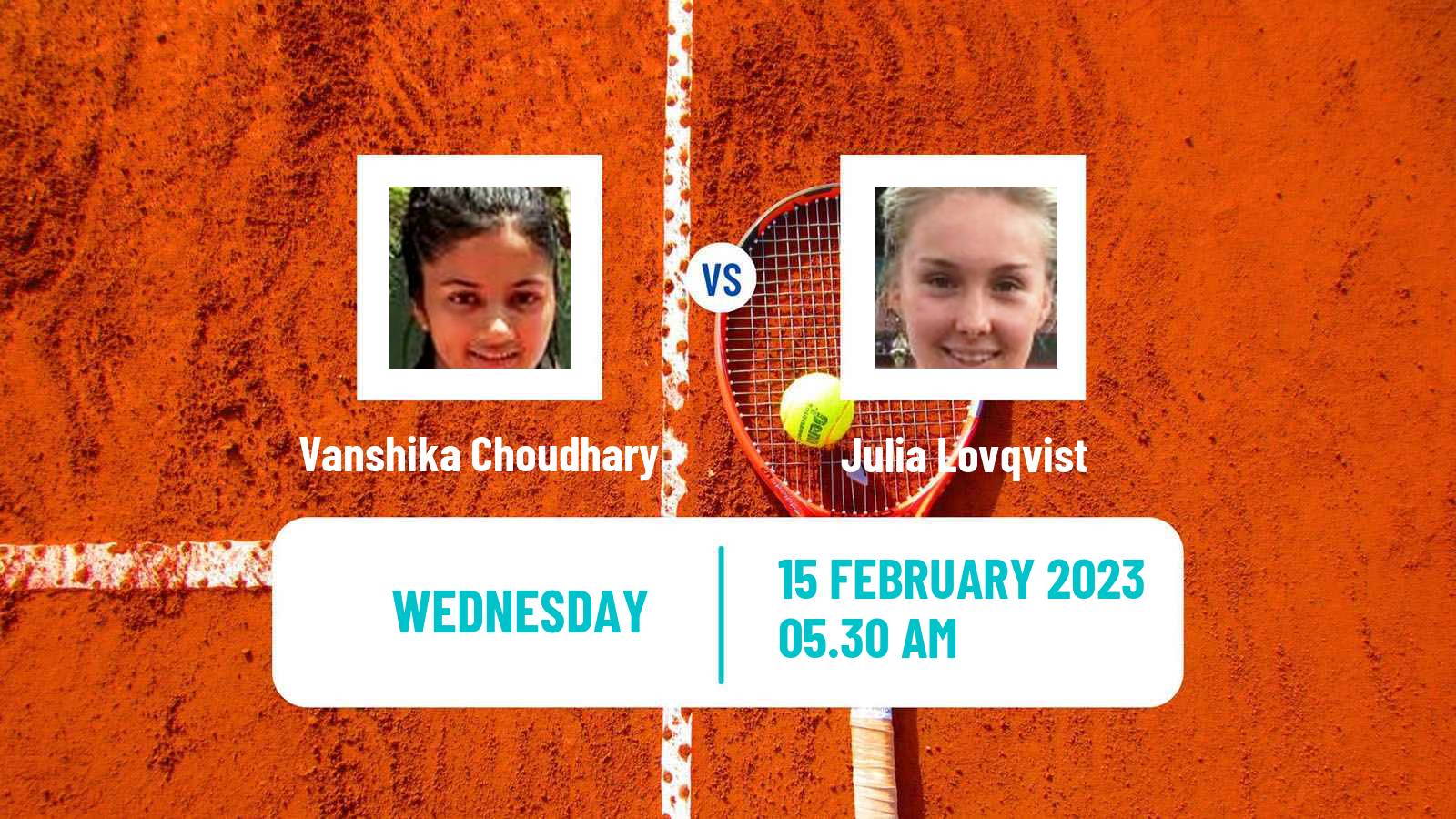 Tennis ITF Tournaments Vanshika Choudhary - Julia Lovqvist