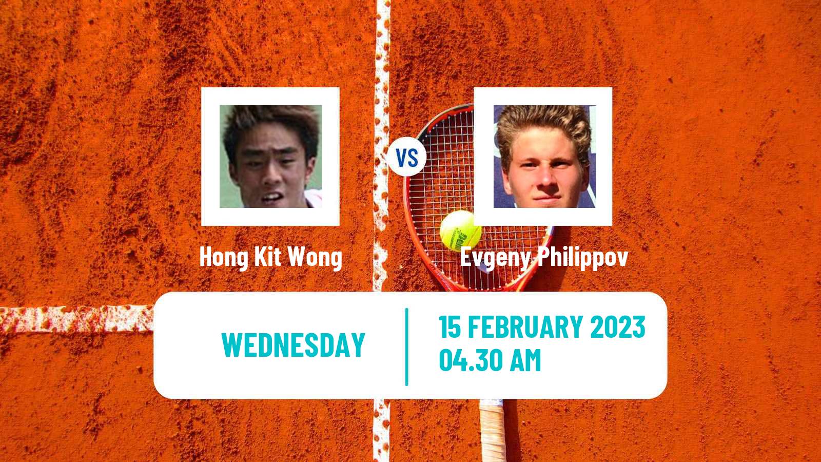 Tennis ITF Tournaments Hong Kit Wong - Evgeny Philippov