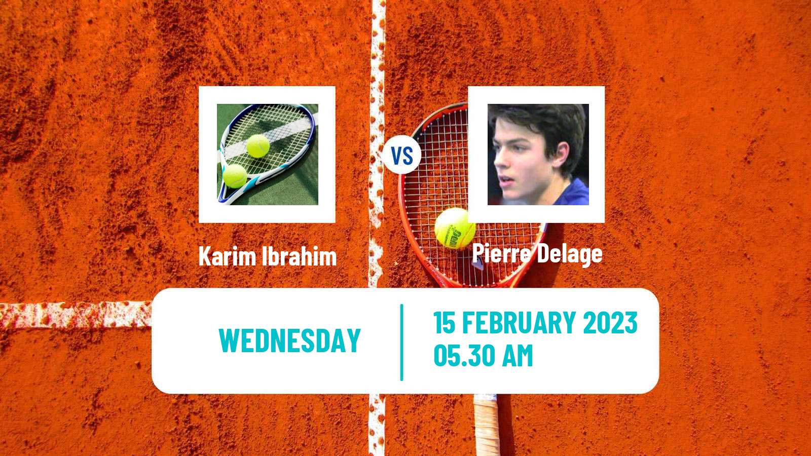 Tennis ITF Tournaments Karim Ibrahim - Pierre Delage