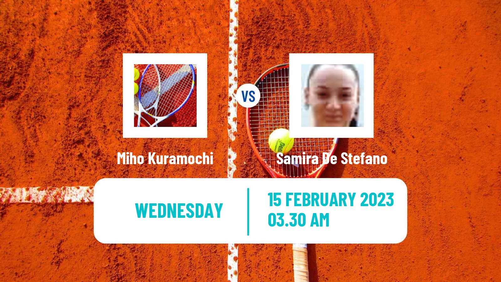 Tennis ITF Tournaments Miho Kuramochi - Samira De Stefano