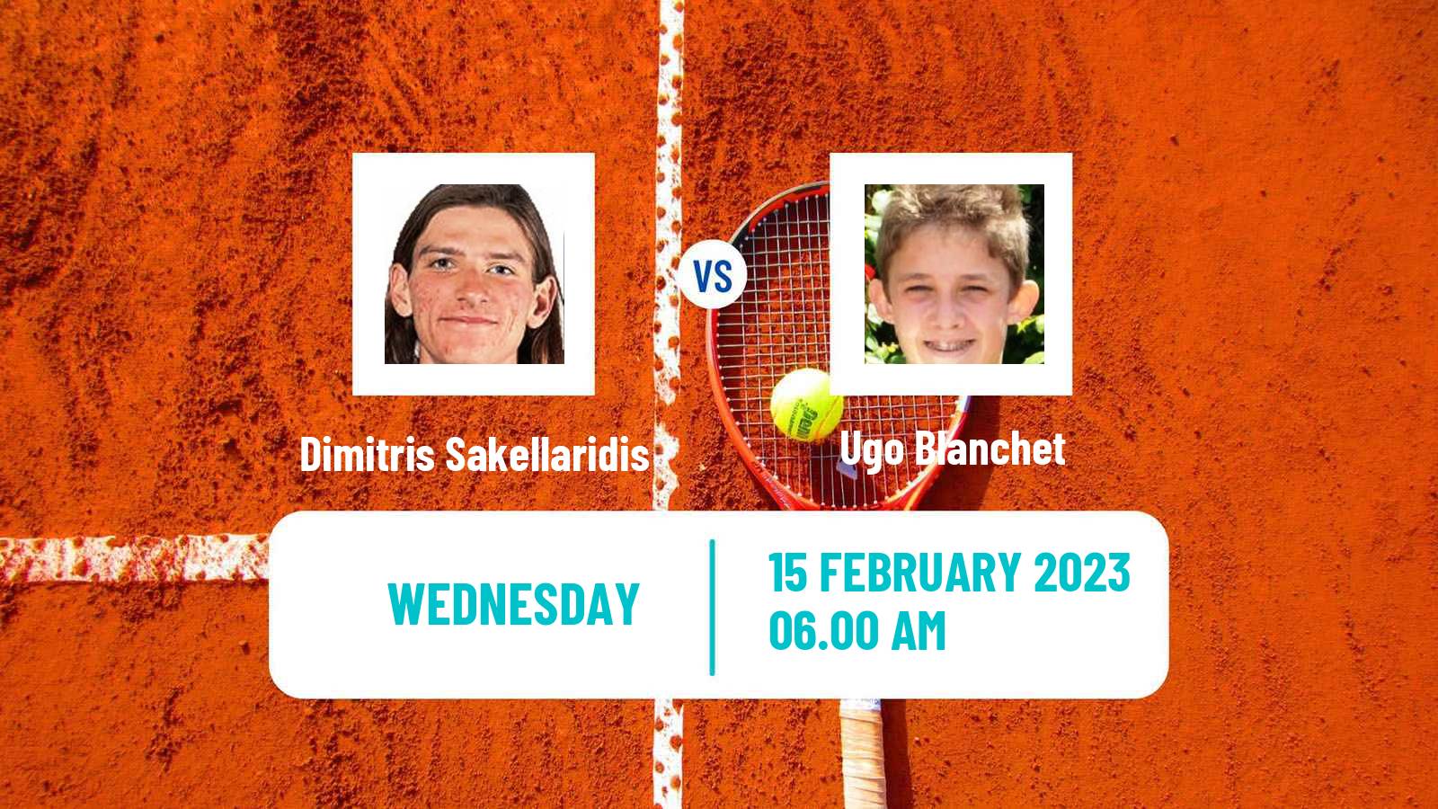 Tennis ITF Tournaments Dimitris Sakellaridis - Ugo Blanchet