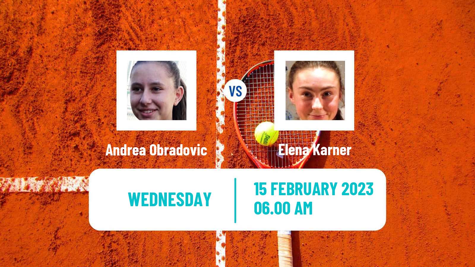 Tennis ITF Tournaments Andrea Obradovic - Elena Karner