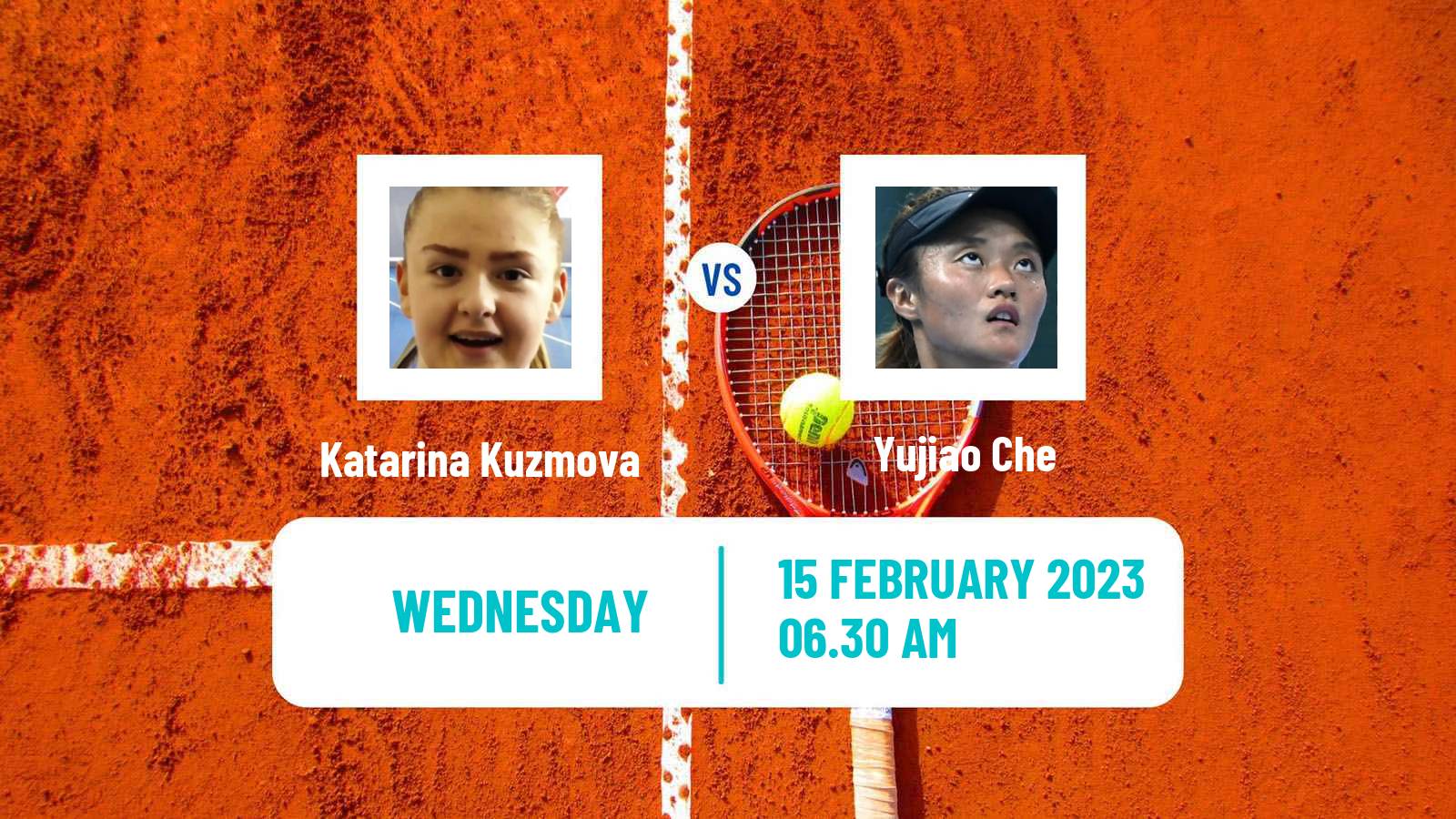 Tennis ITF Tournaments Katarina Kuzmova - Yujiao Che