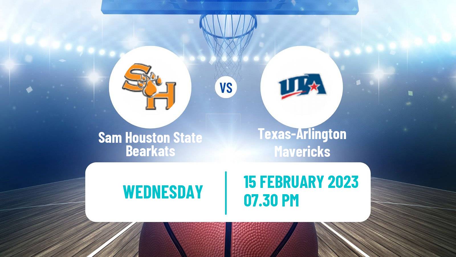 Basketball NCAA College Basketball Sam Houston State Bearkats - Texas-Arlington Mavericks