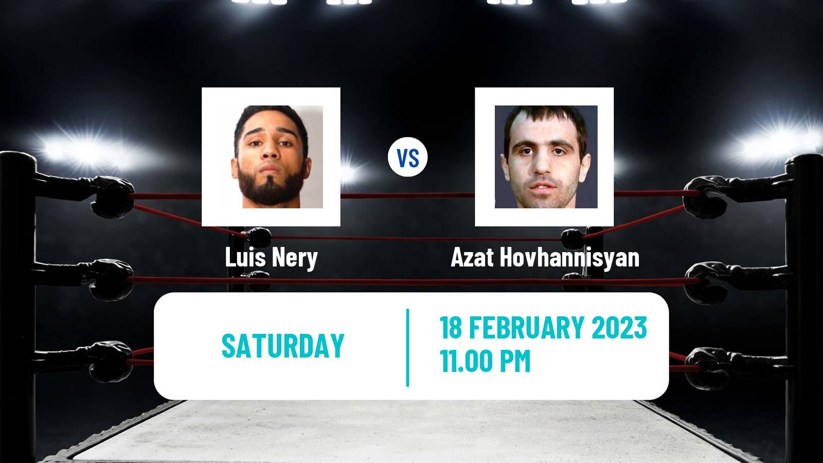 Boxing Boxing Luis Nery - Azat Hovhannisyan