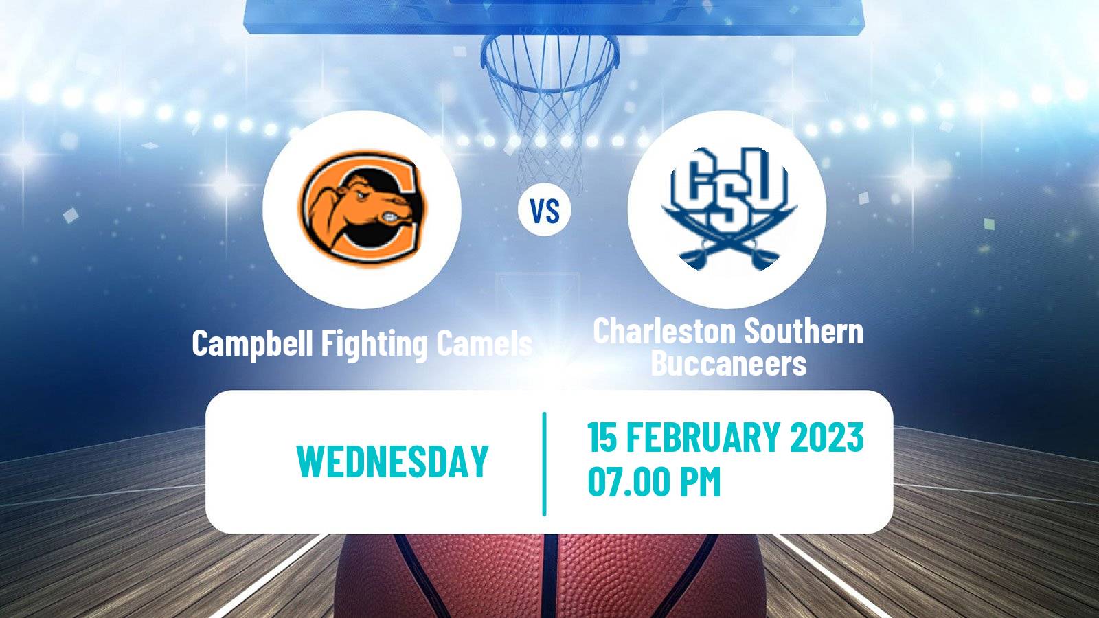 Basketball NCAA College Basketball Campbell Fighting Camels - Charleston Southern Buccaneers