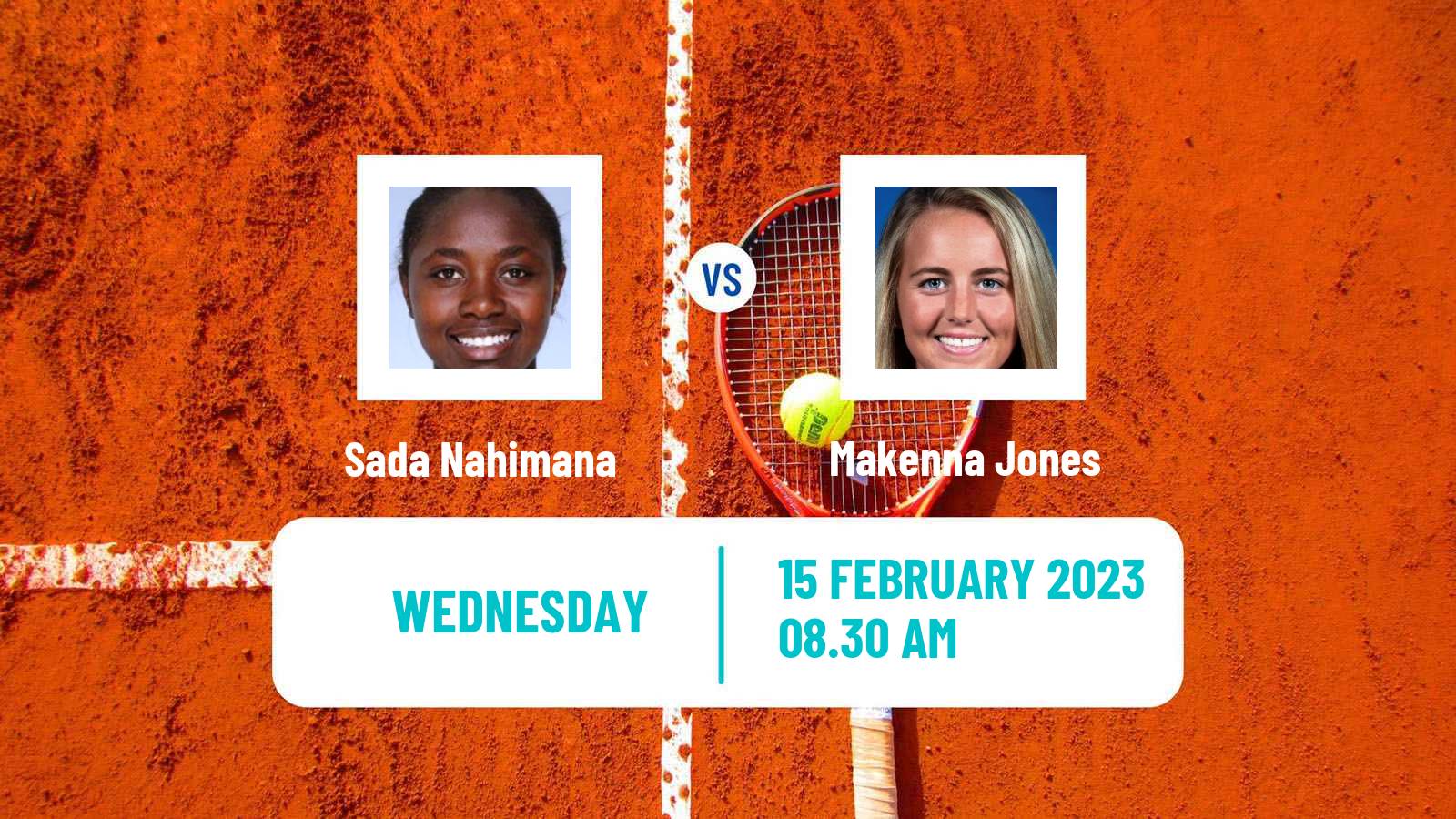 Tennis ITF Tournaments Sada Nahimana - Makenna Jones