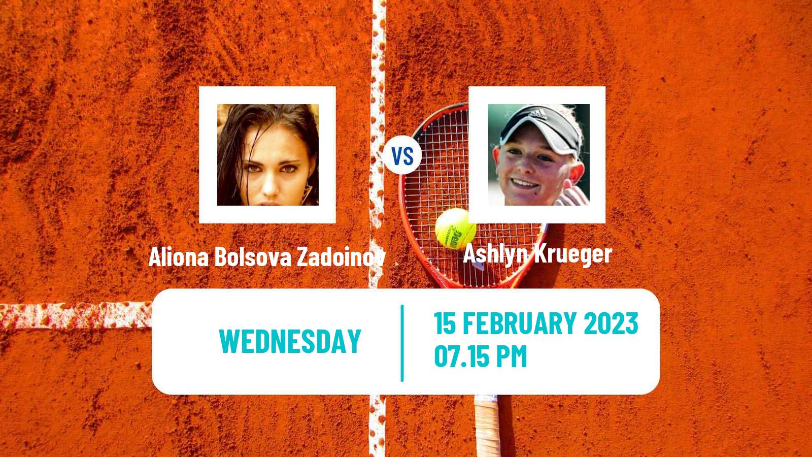 Tennis ITF Tournaments Aliona Bolsova Zadoinov - Ashlyn Krueger