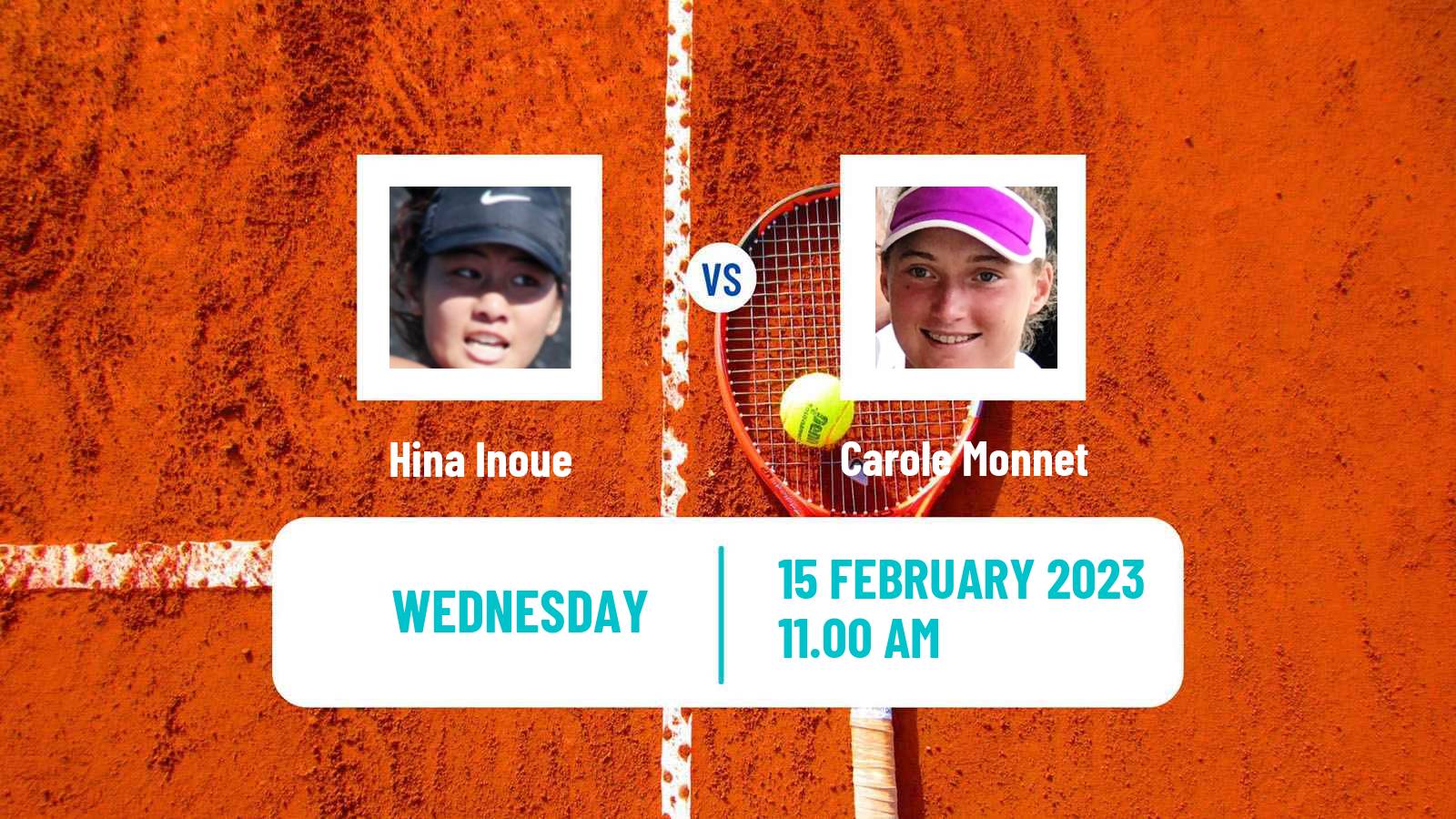 Tennis ITF Tournaments Hina Inoue - Carole Monnet