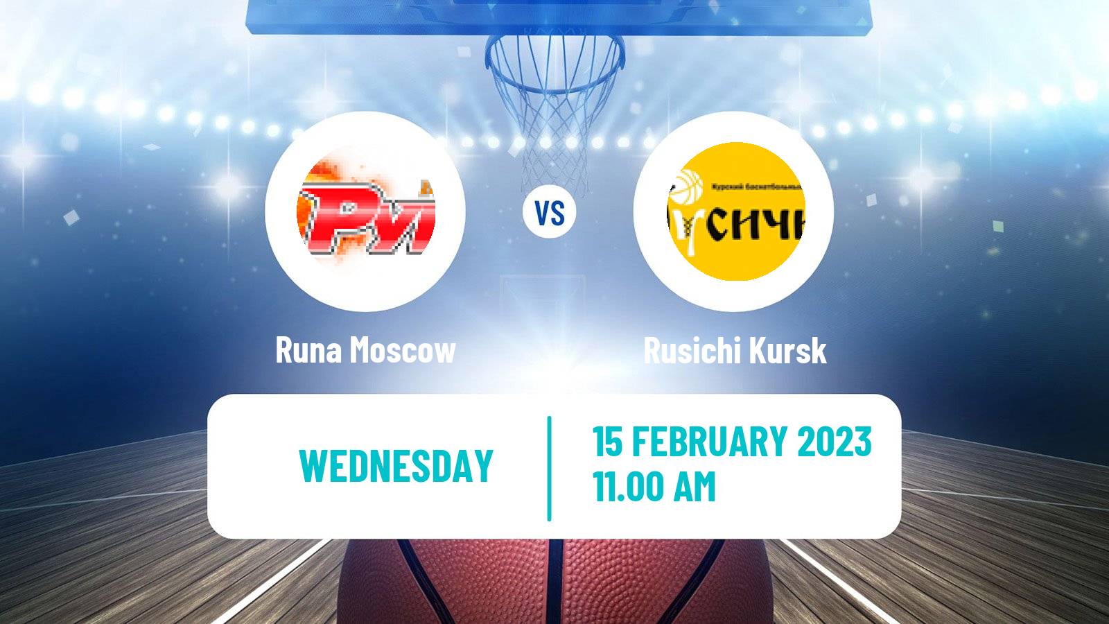 Basketball Russian Super League Basketball Runa Moscow - Rusichi Kursk