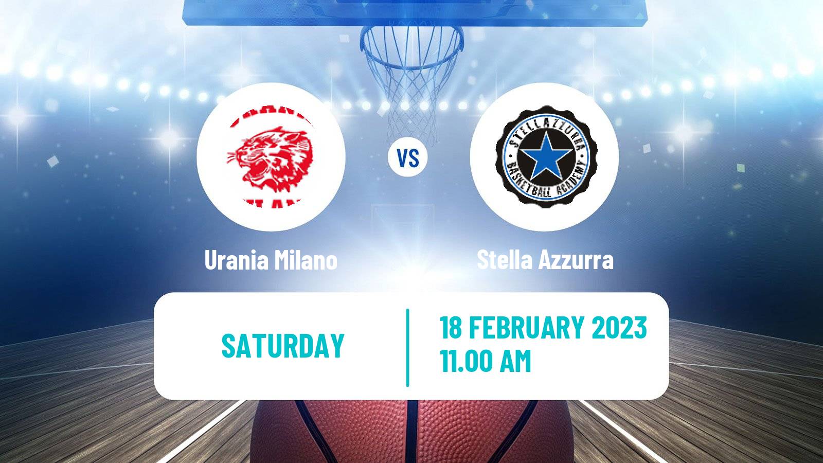 Basketball Italian Serie A2 Basketball Urania Milano - Stella Azzurra