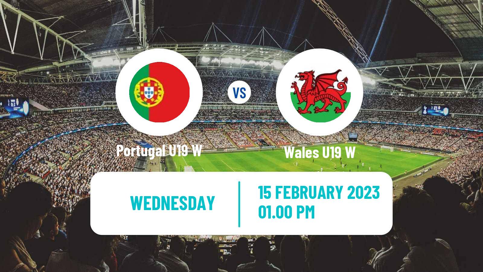 Soccer Friendly International Women Portugal U19 W - Wales U19 W