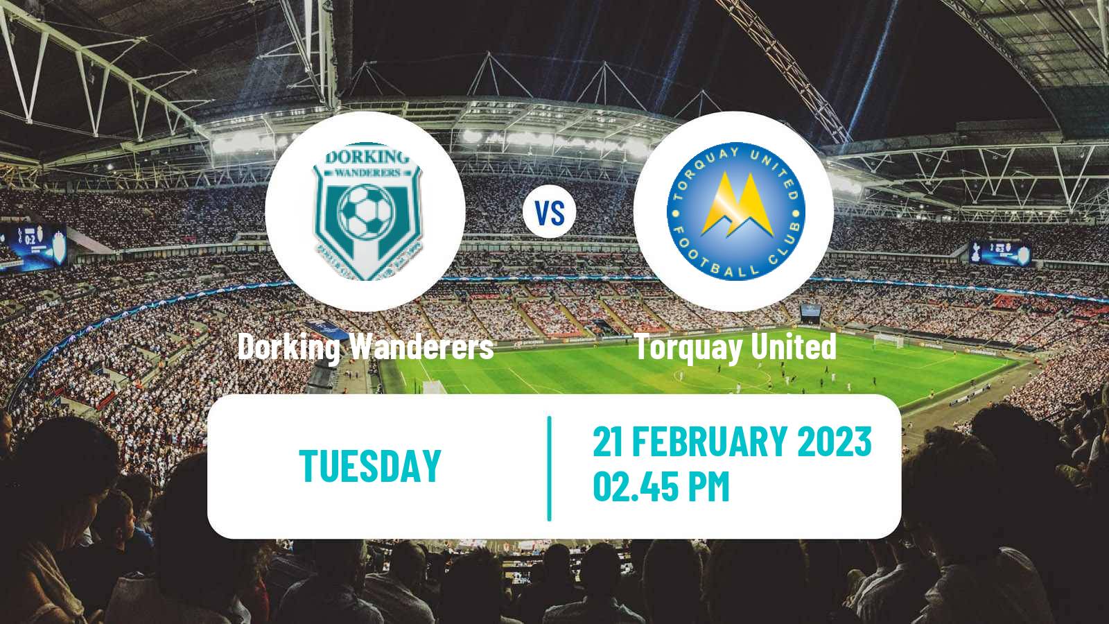 Soccer English National League Dorking Wanderers - Torquay United