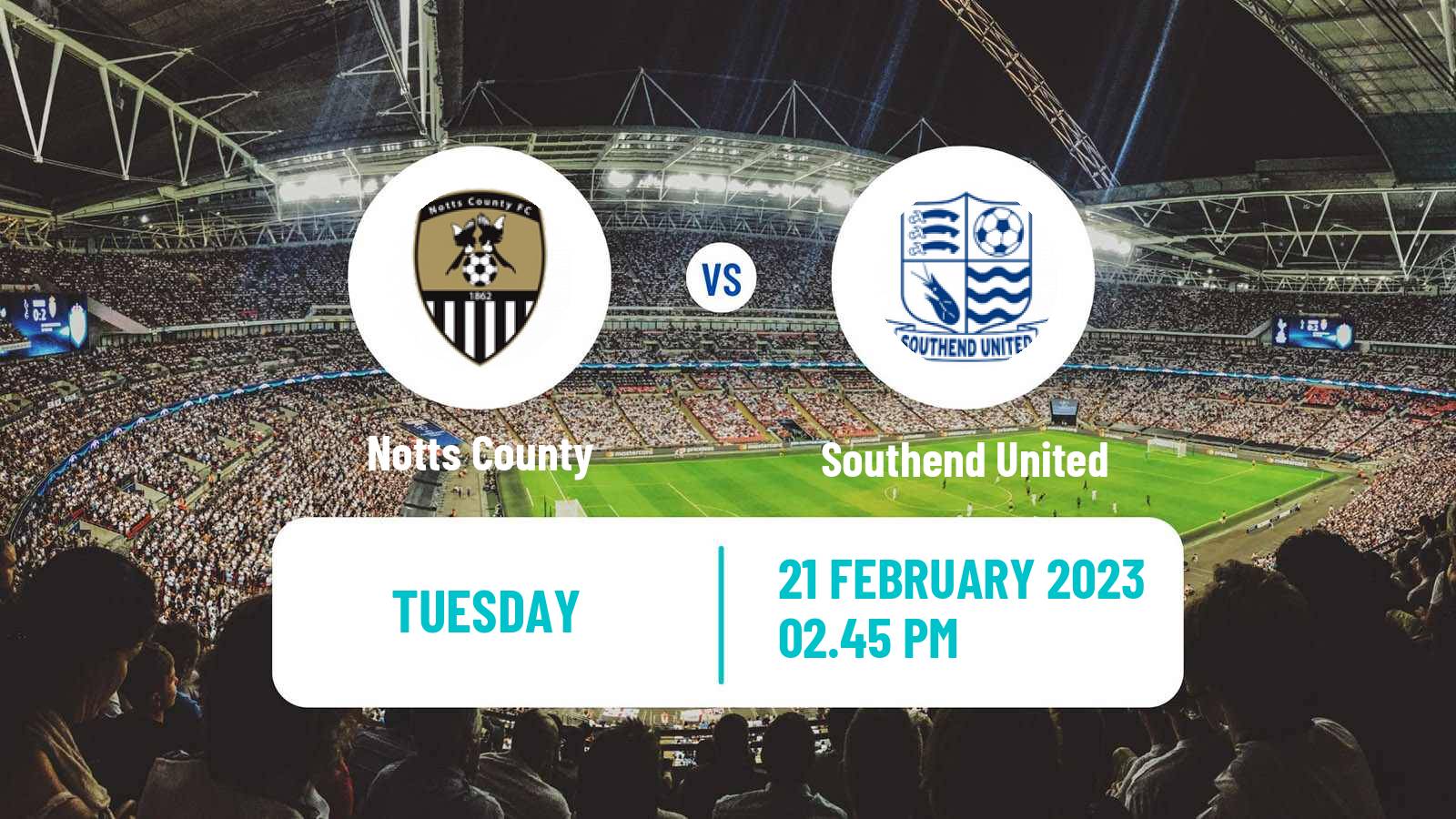 Soccer English National League Notts County - Southend United