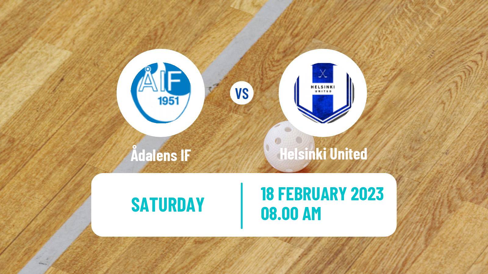 Floorball Finnish F-Liiga Women Ådalens IF - Helsinki United