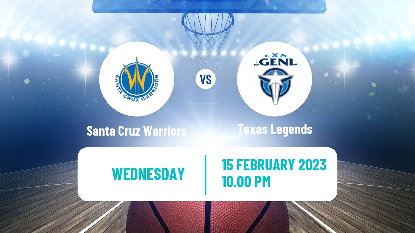 Basketball NBA G-League Santa Cruz Warriors - Texas Legends