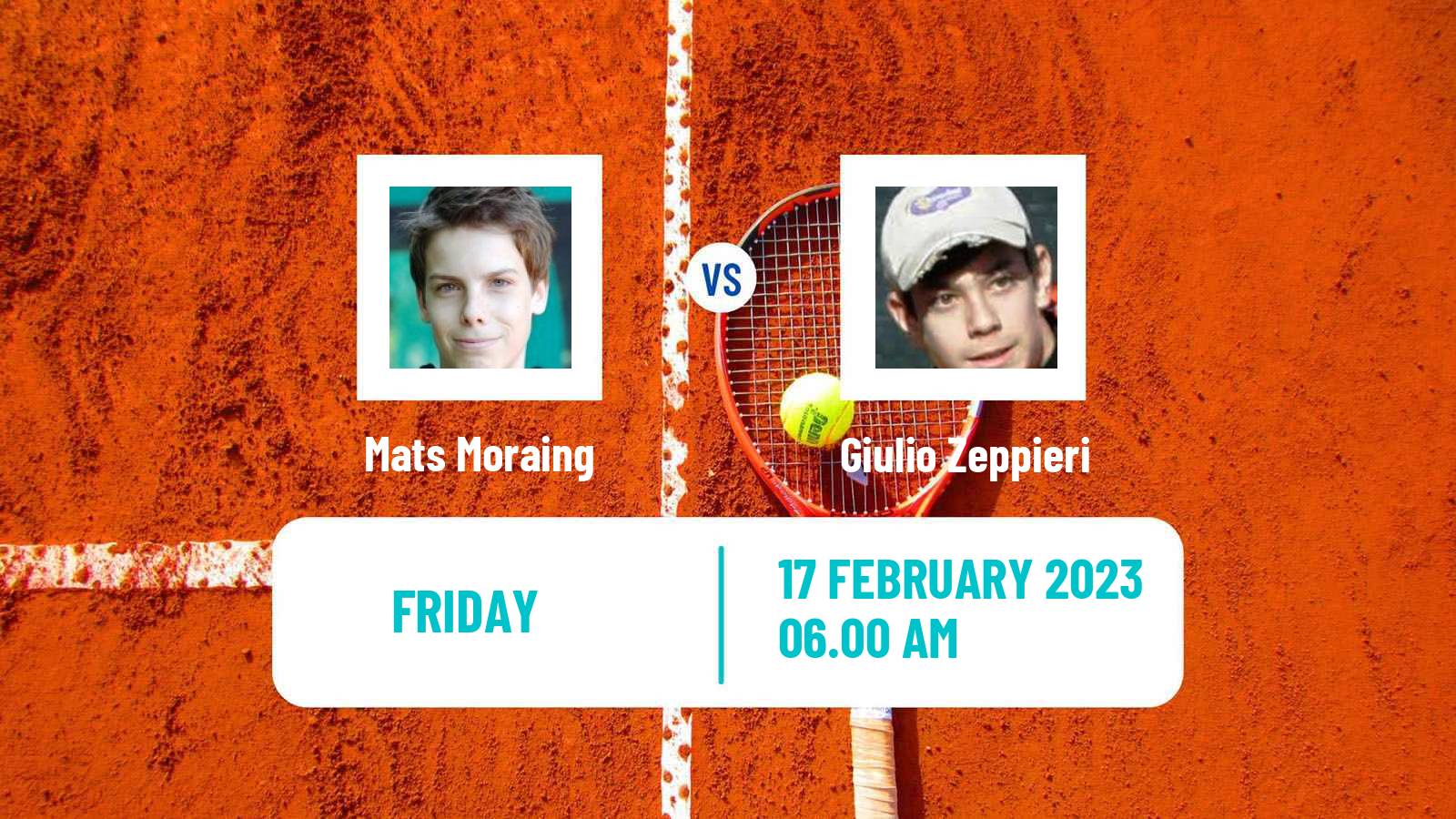 Tennis ATP Challenger Mats Moraing - Giulio Zeppieri