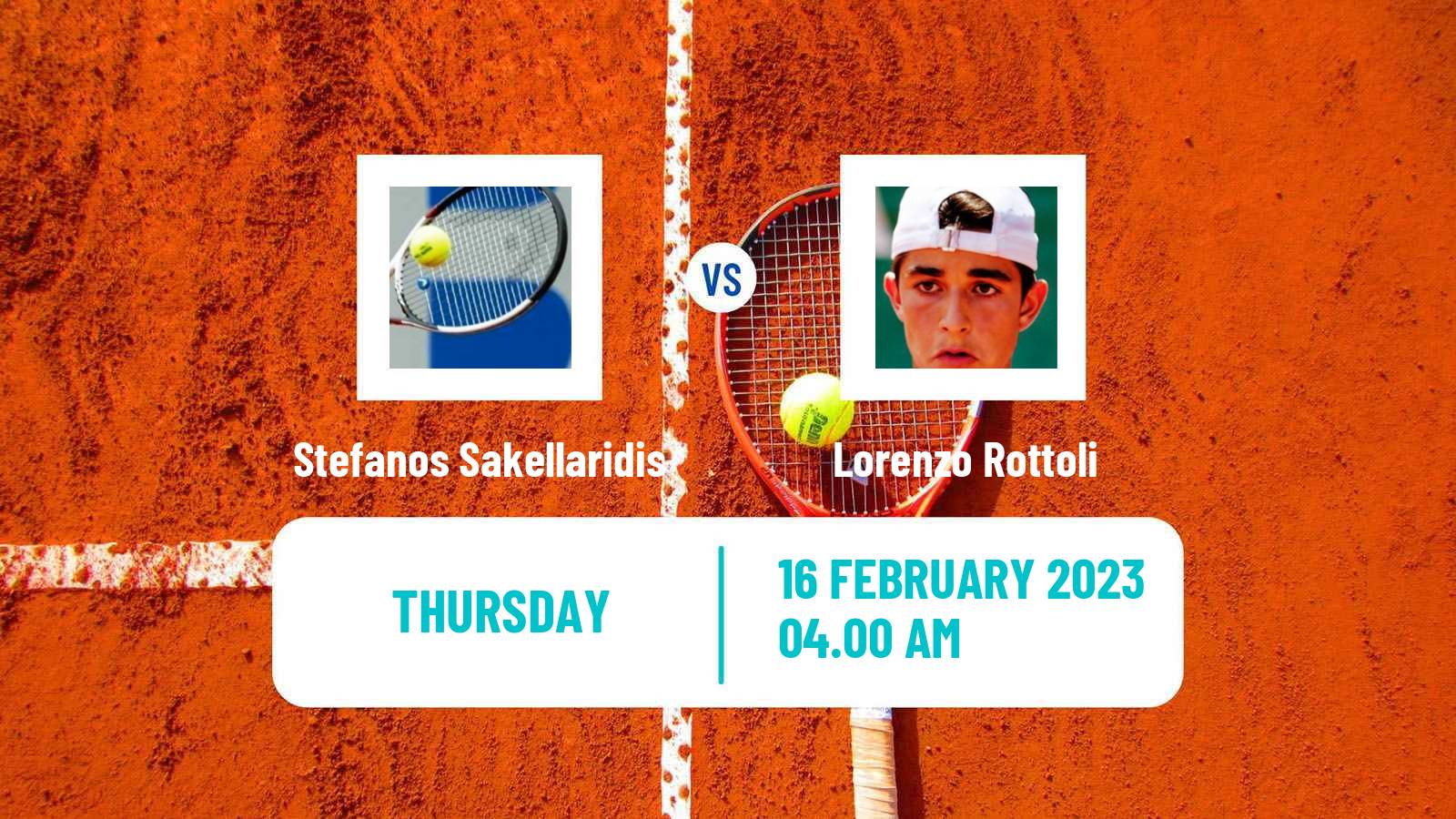 Tennis ITF Tournaments Stefanos Sakellaridis - Lorenzo Rottoli