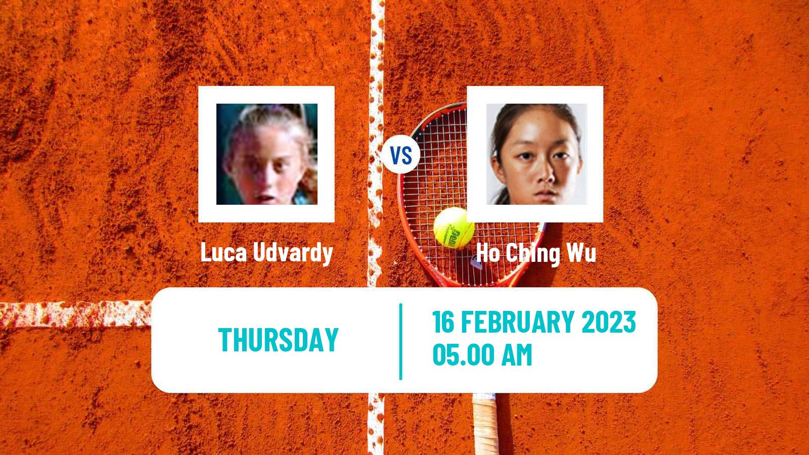 Tennis ITF Tournaments Luca Udvardy - Ho Ching Wu