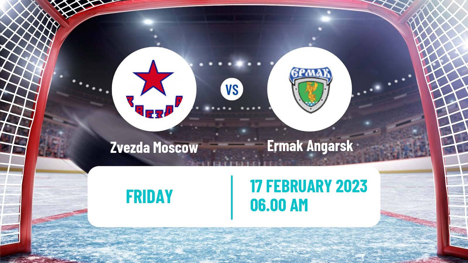 Hockey VHL Zvezda Moscow - Ermak Angarsk