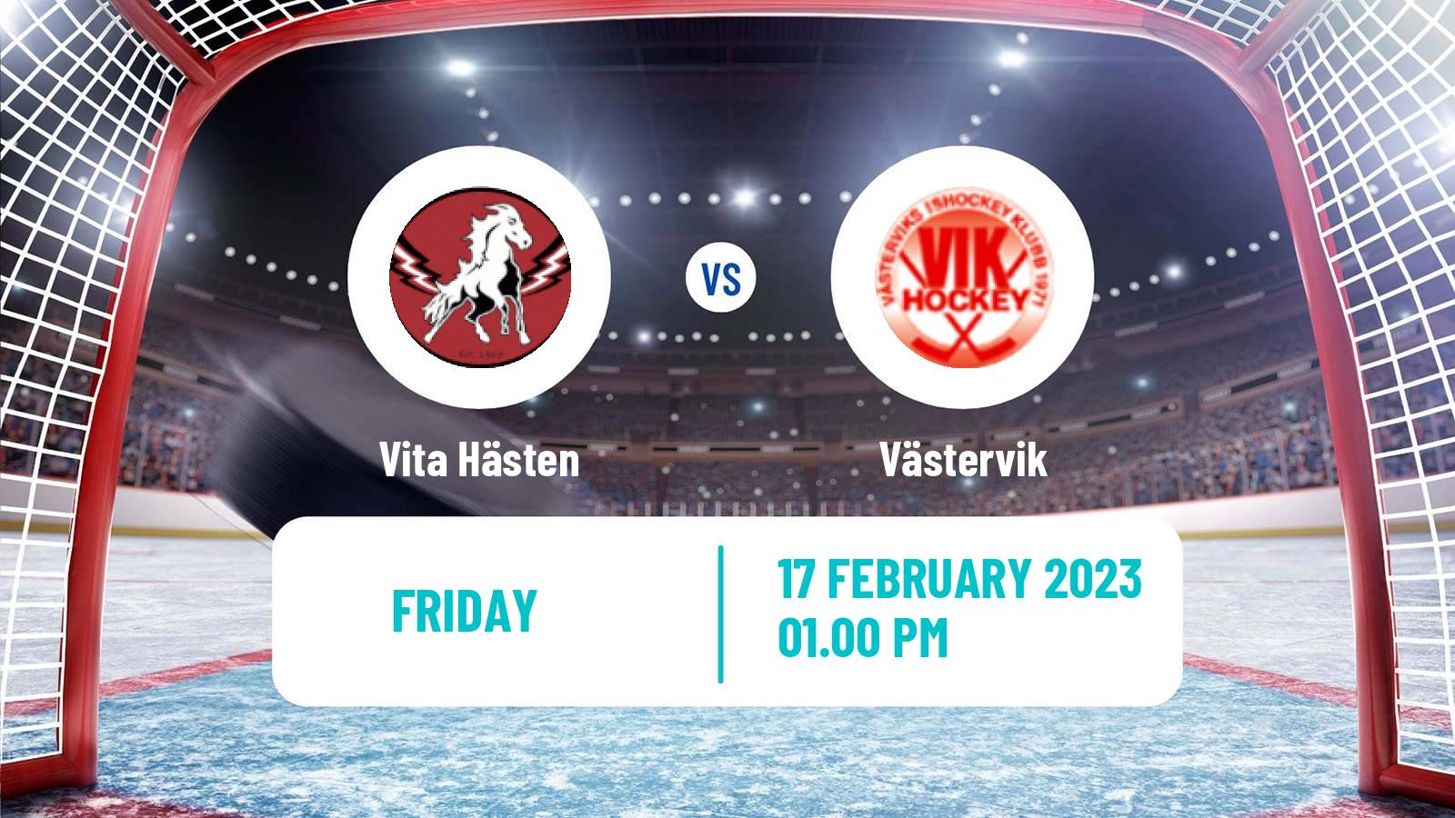 Hockey Swedish Hockey Allsvenskan Vita Hästen - Västervik