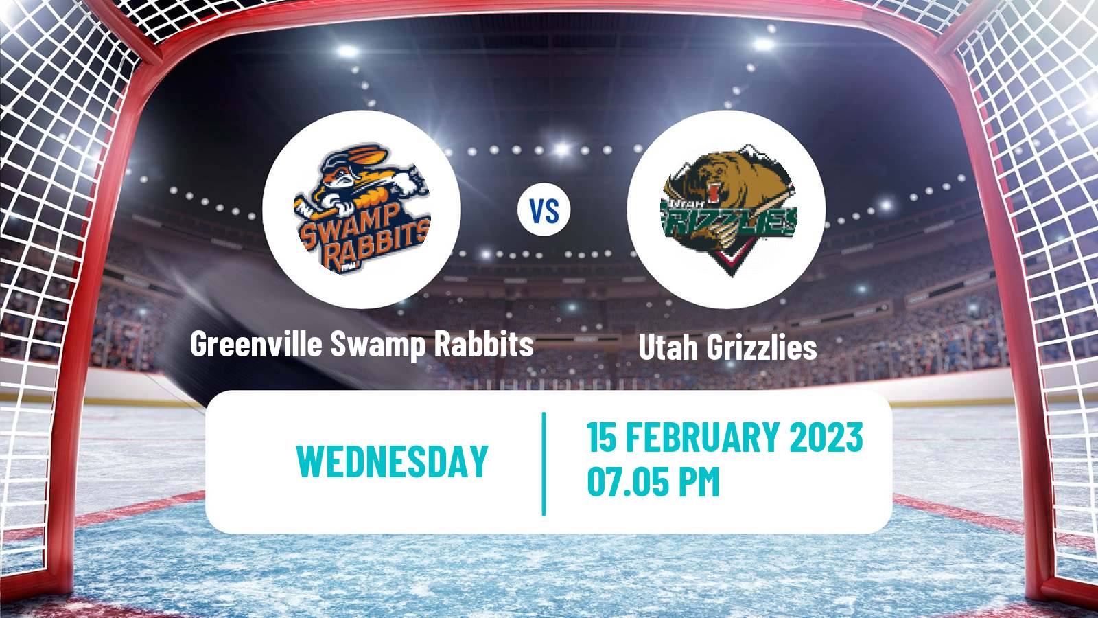 Hockey ECHL Greenville Swamp Rabbits - Utah Grizzlies