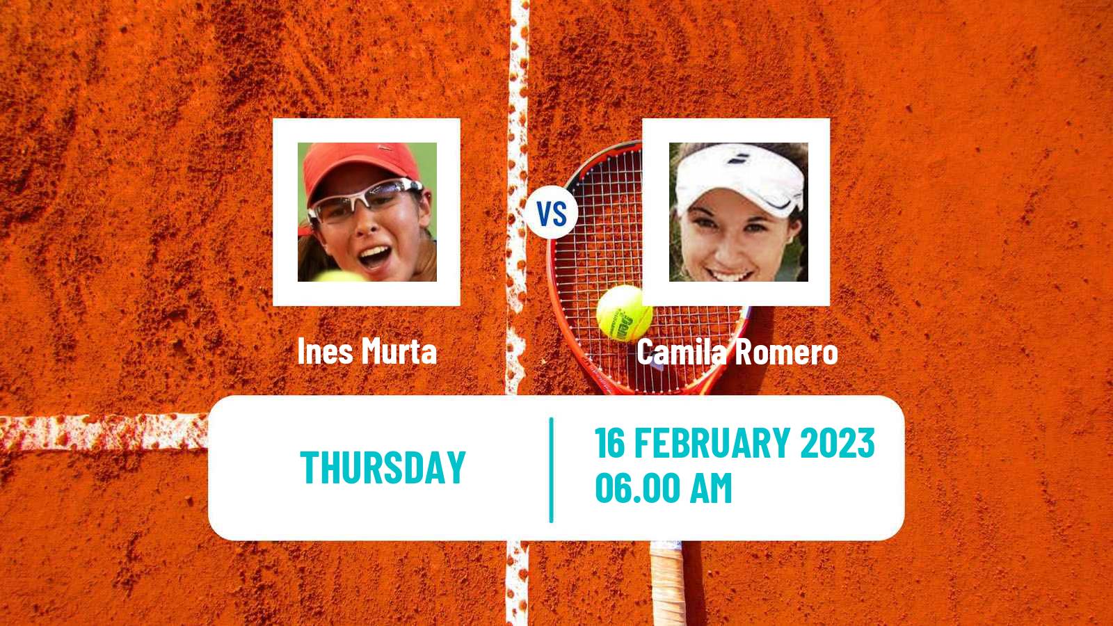 Tennis ITF Tournaments Ines Murta - Camila Romero