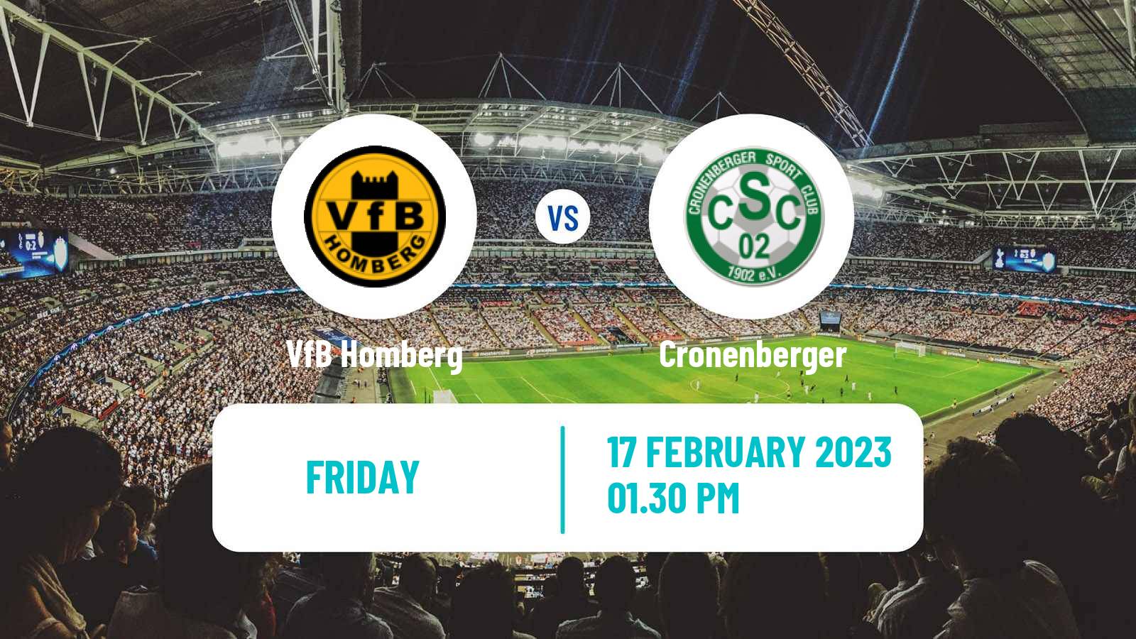 Soccer German Oberliga Niederrhein Homberg - Cronenberger