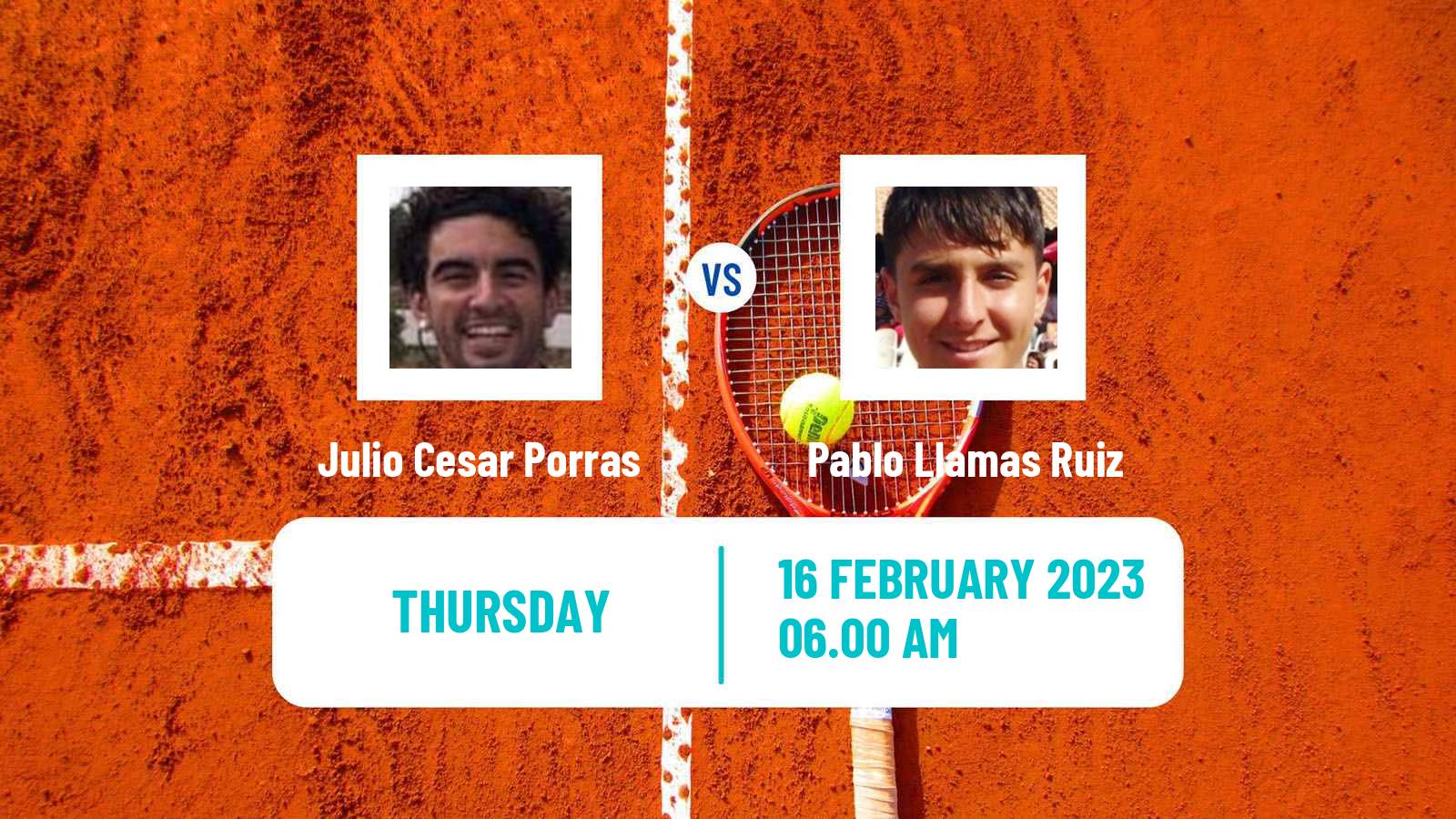 Tennis ITF Tournaments Julio Cesar Porras - Pablo Llamas Ruiz