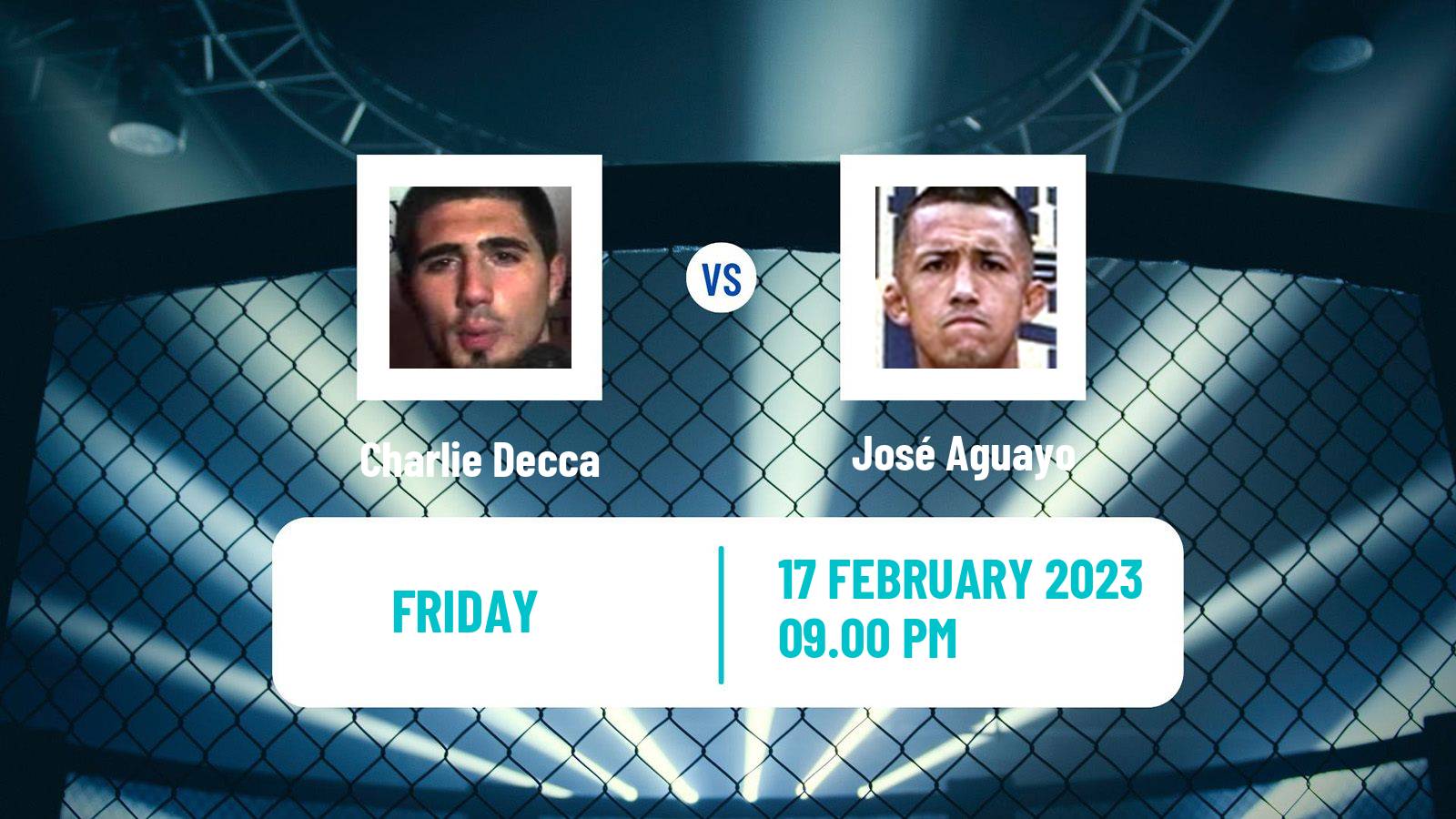 MMA MMA Charlie Decca - José Aguayo