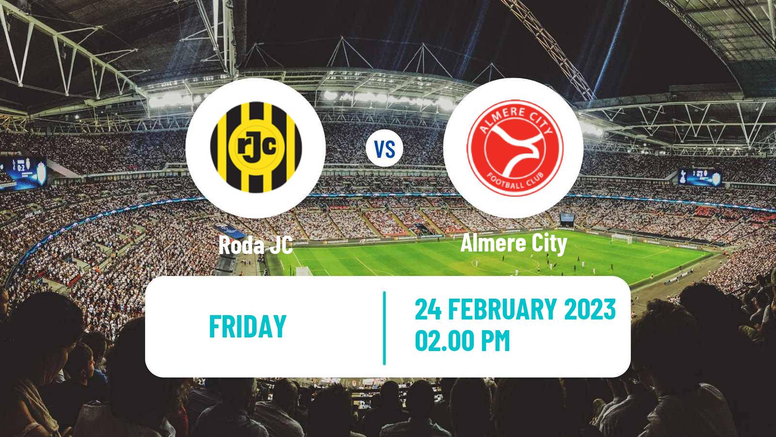 Soccer Dutch Eerste Divisie Roda - Almere City