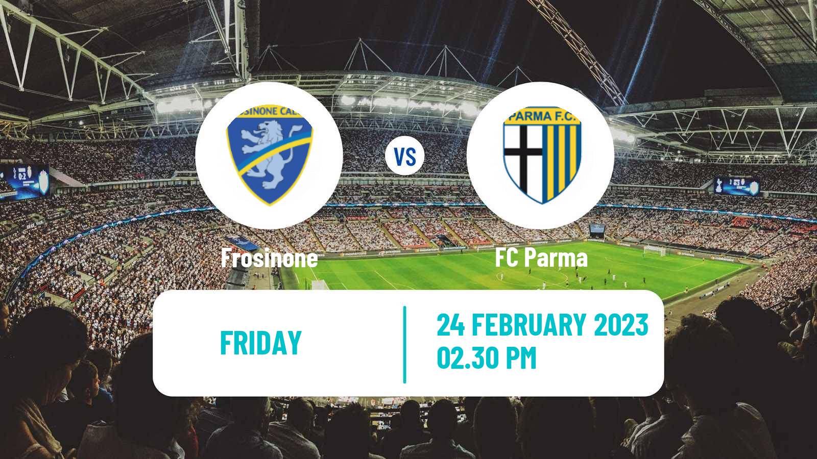 Soccer Italian Serie B Frosinone - Parma