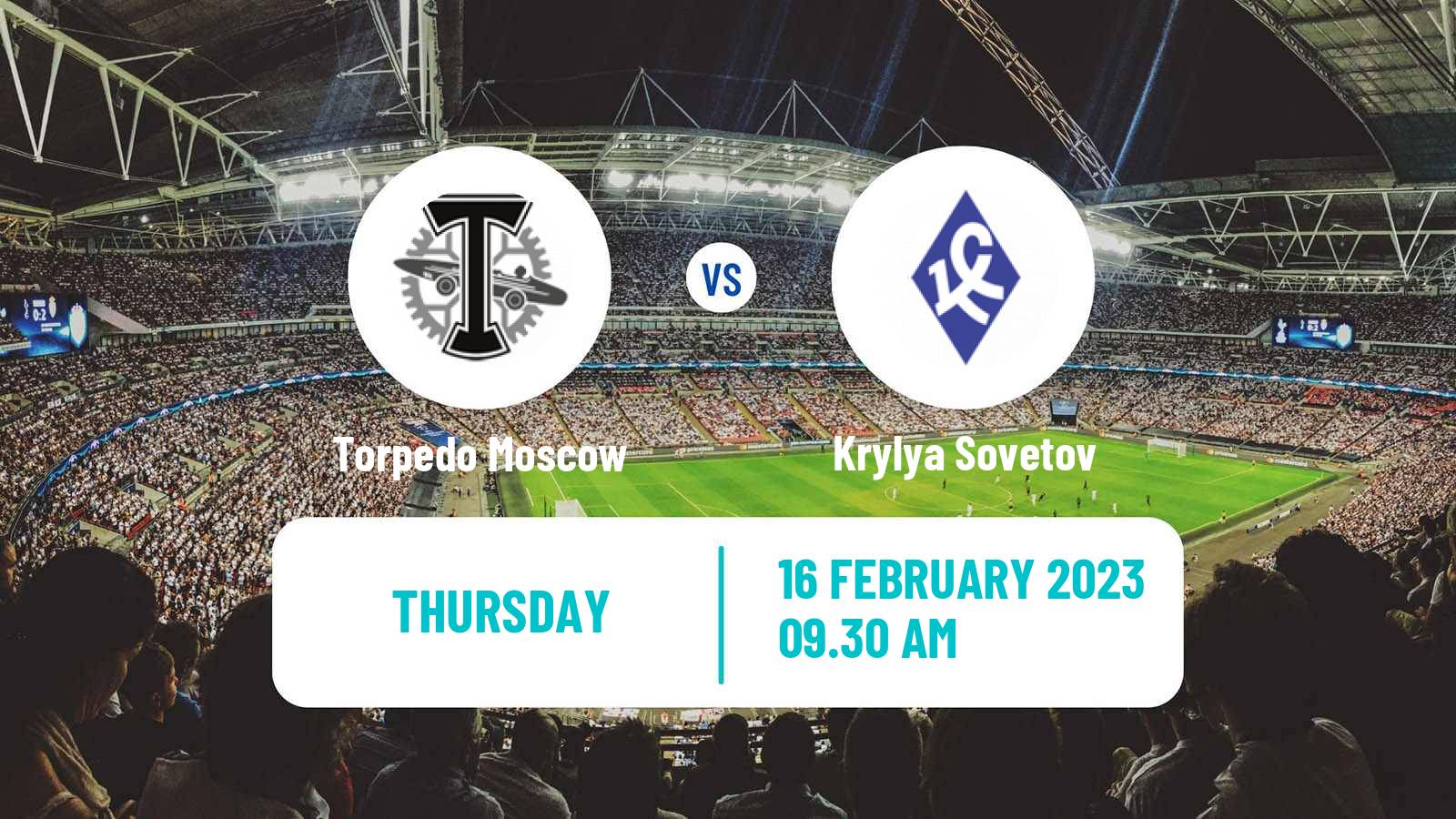 Soccer Club Friendly Torpedo Moscow - Krylya Sovetov