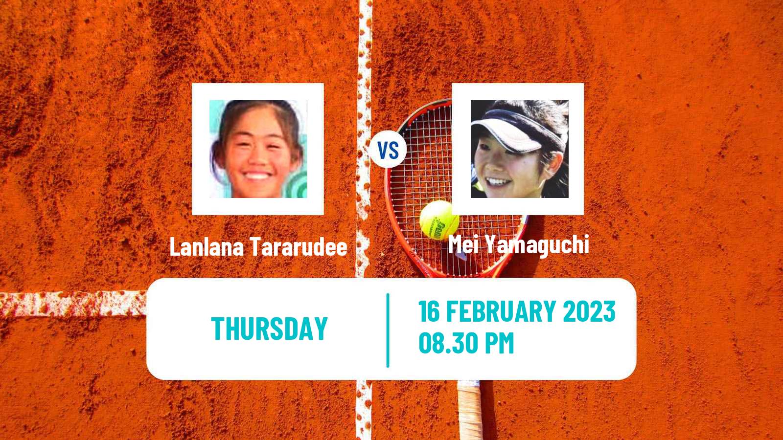 Tennis ITF Tournaments Lanlana Tararudee - Mei Yamaguchi
