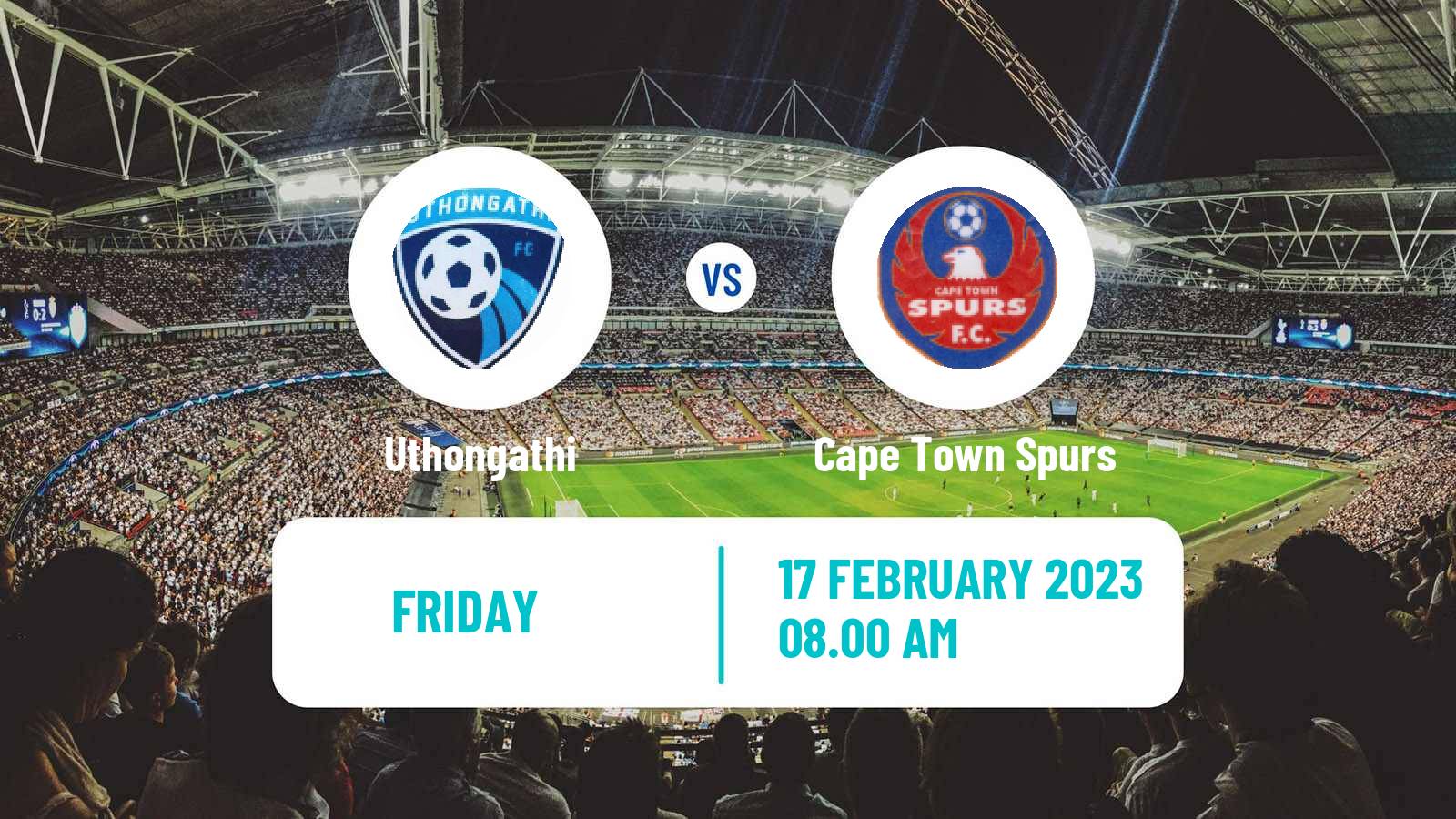 Soccer South African First Division Uthongathi - Cape Town Spurs