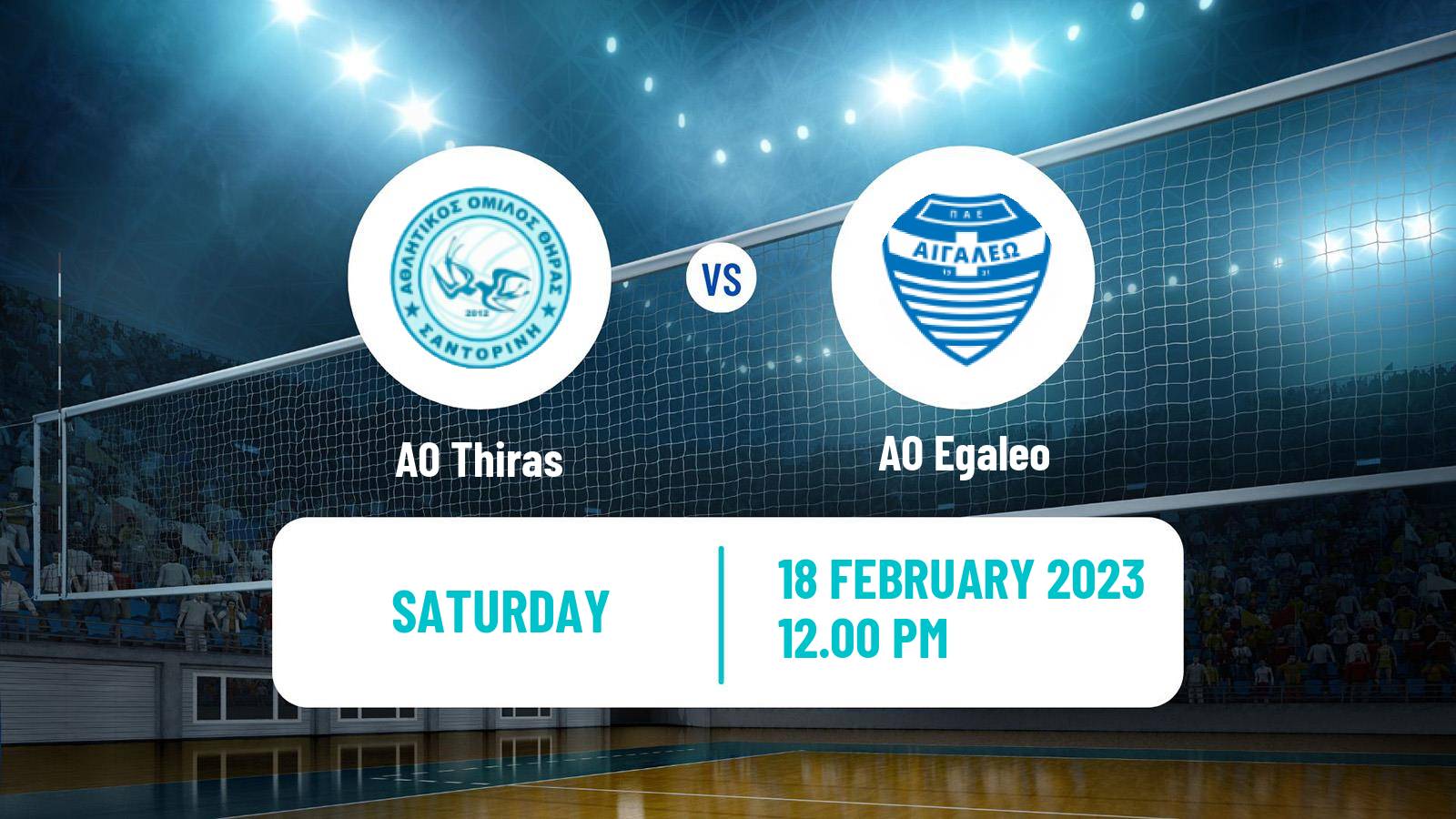 Volleyball Greek A1 Volleyball Women Thiras - Egaleo