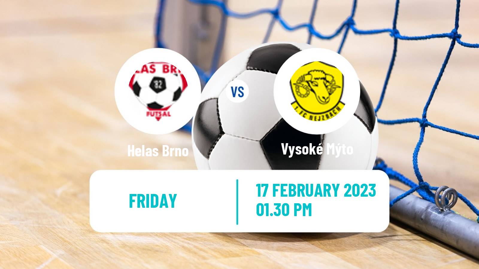 Futsal Czech 1 Futsal Liga Helas Brno - Vysoké Mýto