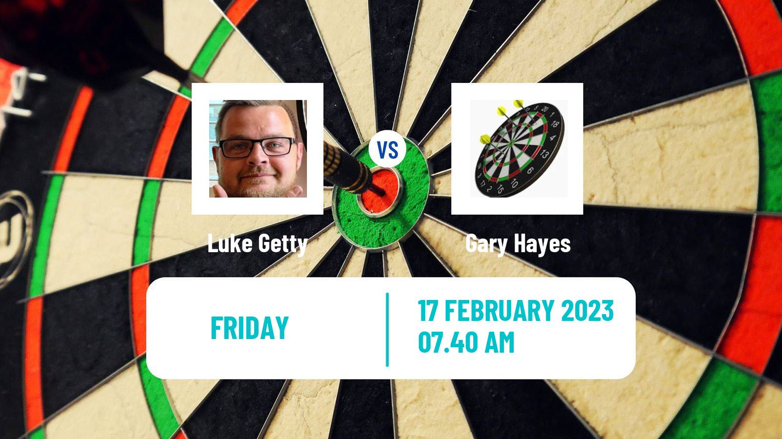 Darts Darts Luke Getty - Gary Hayes