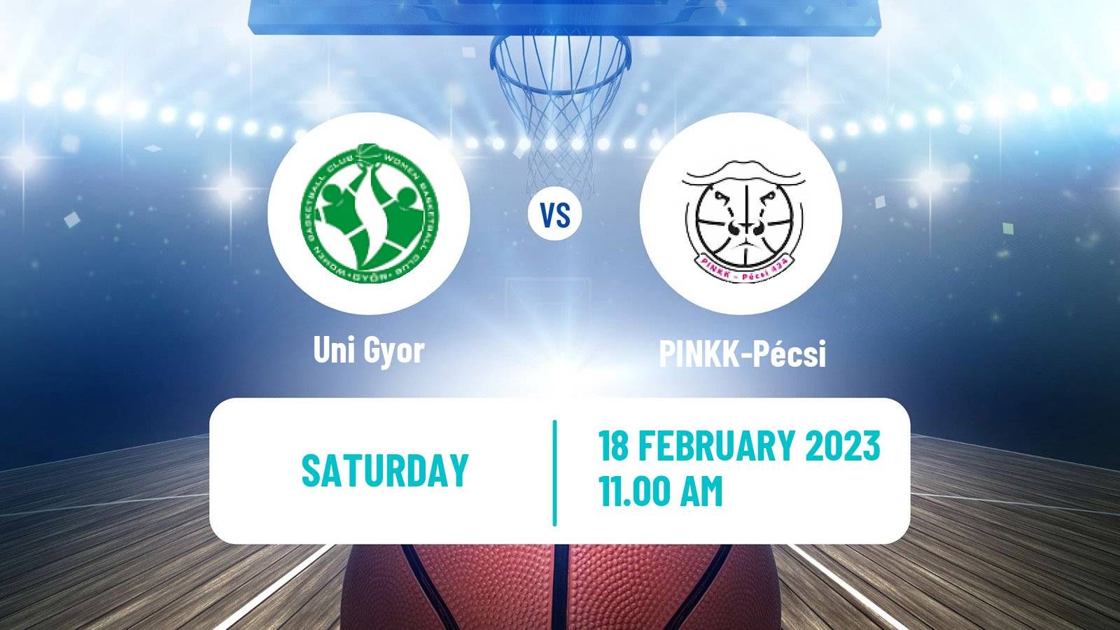 Basketball Hungarian NB I Basketball Women Uni Gyor - PINKK-Pécsi