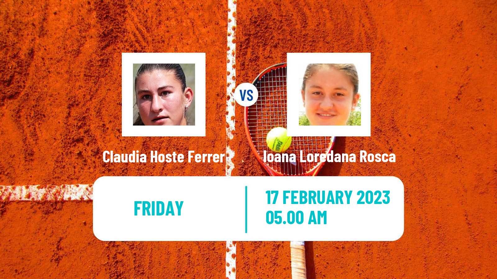 Tennis ITF Tournaments Claudia Hoste Ferrer - Ioana Loredana Rosca