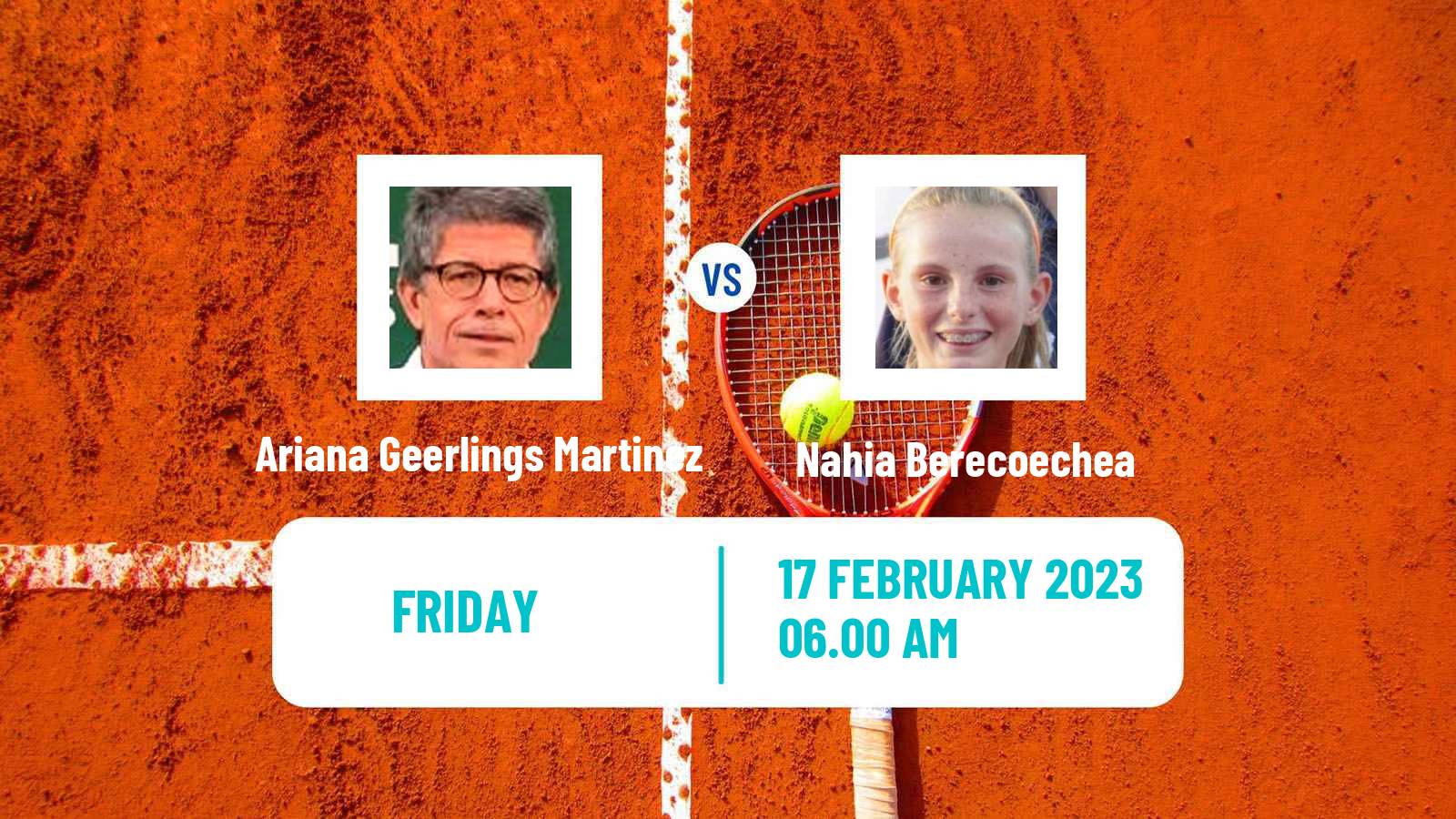 Tennis ITF Tournaments Ariana Geerlings Martinez - Nahia Berecoechea