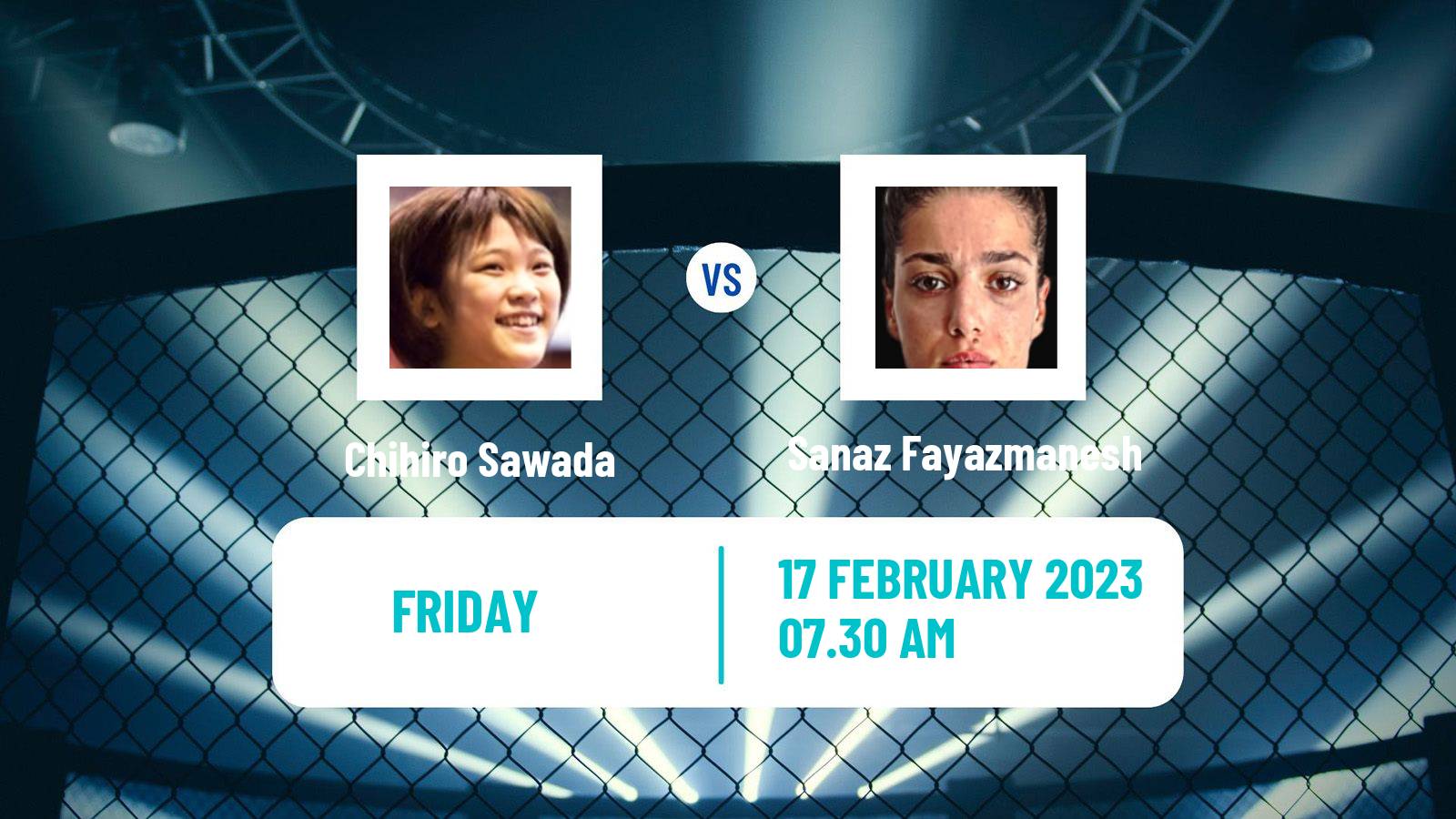 MMA MMA Chihiro Sawada - Sanaz Fayazmanesh