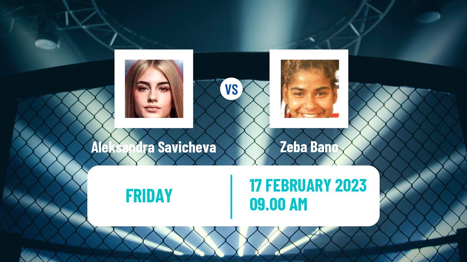 MMA MMA Aleksandra Savicheva - Zeba Bano