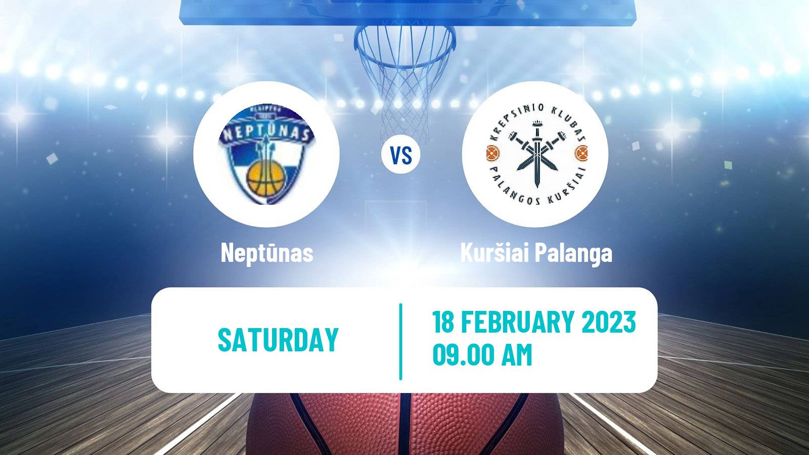 Basketball Lietuvos NKL Neptūnas - Kuršiai Palanga